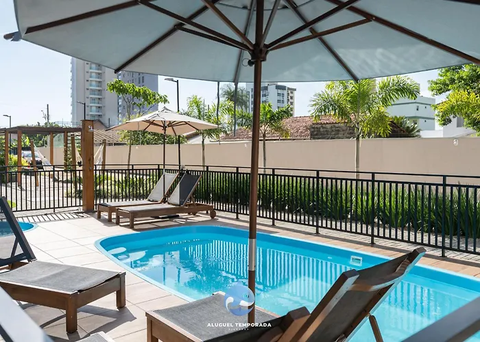 Apartamento A 150 M Da Praia Com Sacada, Wi-Fi, Piscina, Portaria 24H, Playground E Vaga De Garagem