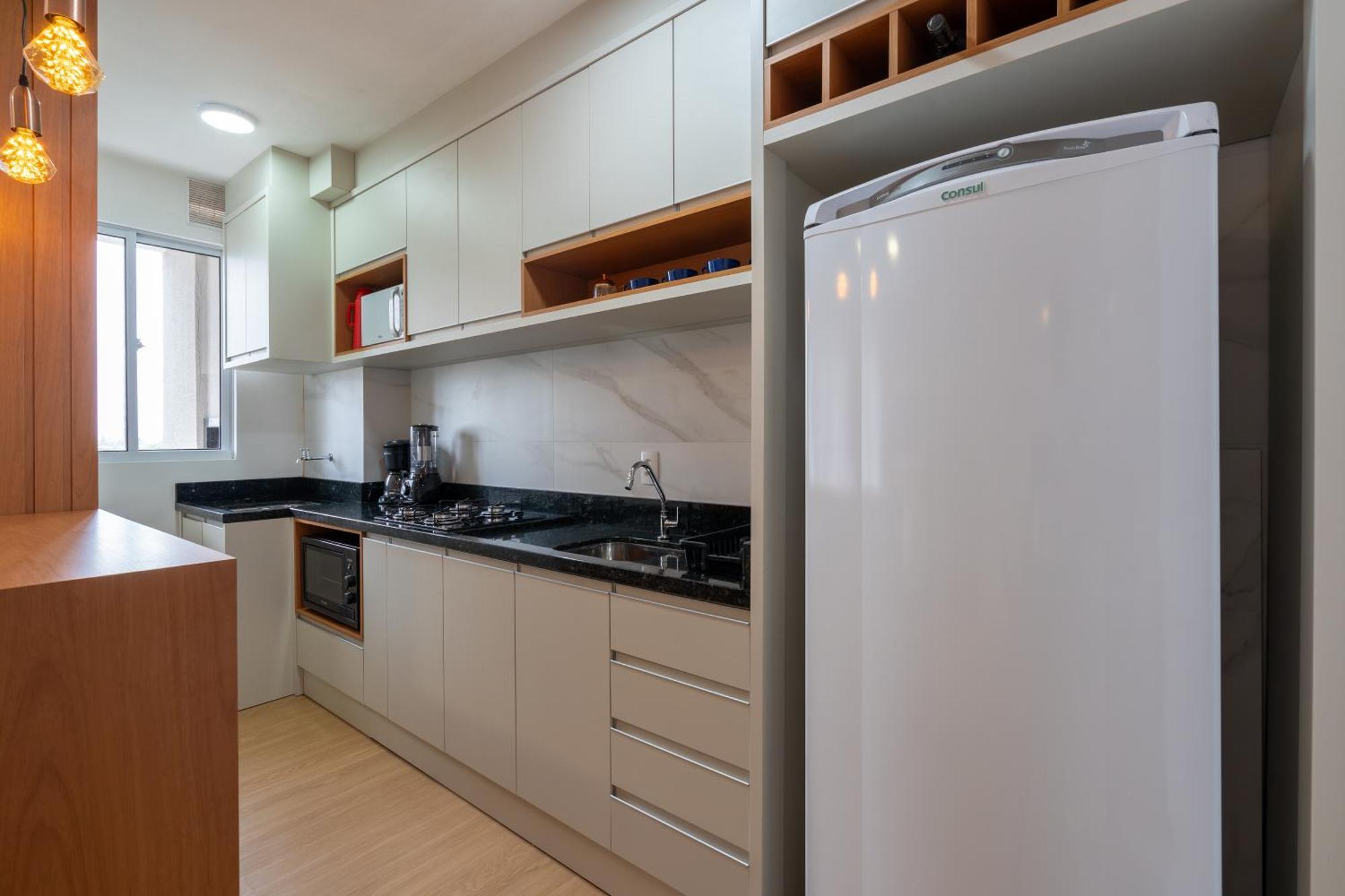 Apartment A 150 M Da Com Sacada, Wi-fi, Piscina, Portaria 24h, Playground E Vaga De Garagem